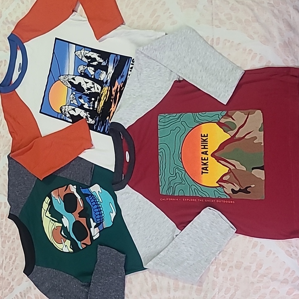 Bundle of 3 Old Navy Long Sleeve T-shirts